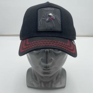 Goorin Bros Animal Farm Trucker SnapBack Black Widow Ebony